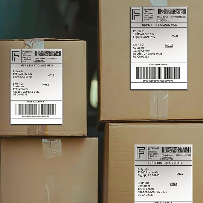 POLYSELLS Self Adhesive Address Shipping Labels - Image 7
