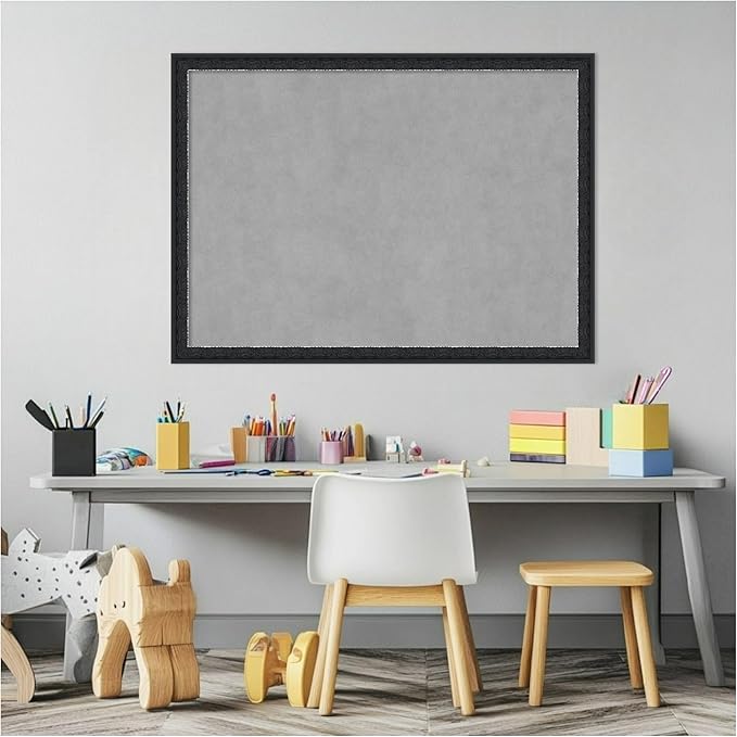Amanti Art Black Framed Magnetic Board 22x30 Medium Vision Board - Image 5