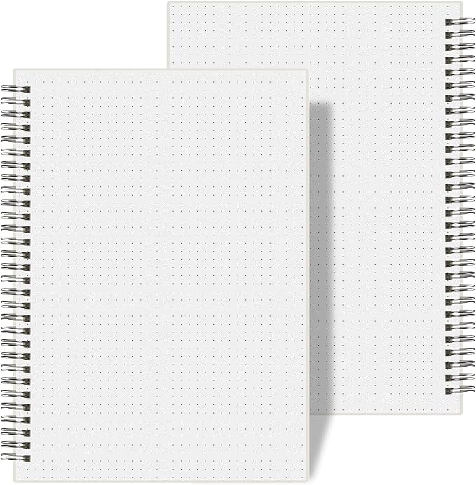 AHGXG Dotted Journal Spiral Notebook, Bullet Dot Grid Journal Large B5 by AHGXG