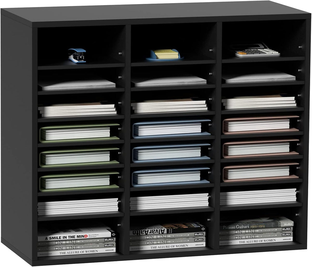VEVOR Literature Organizers, 24 Compartments Office Mailbox