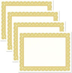 Elite Gold & White Parchment Certificate Papers - Image 3