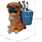 Photour Cute Dog Pen Holder for Desk ，Pen Pencil Cup Creative Desktop Pen - Image 6