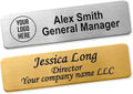 Custom Engraved ID Name Tag Badges Identification Personalized by Mia-Mia