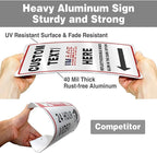 Custom Directional Arrow Sign Large, Personalized Metal Address Plaque - Image 7