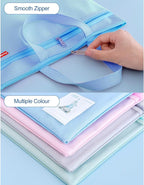 Pendancy Mesh Zipper Pouch 11x13.7 in, Large Double Pocket Waterproof File Bag - Image 6
