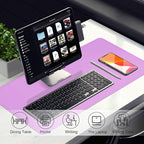 Leather Desk Pad Protector, 39.4'' X 17'' Large Mouse Pad, Office Desk Mat - Image 5