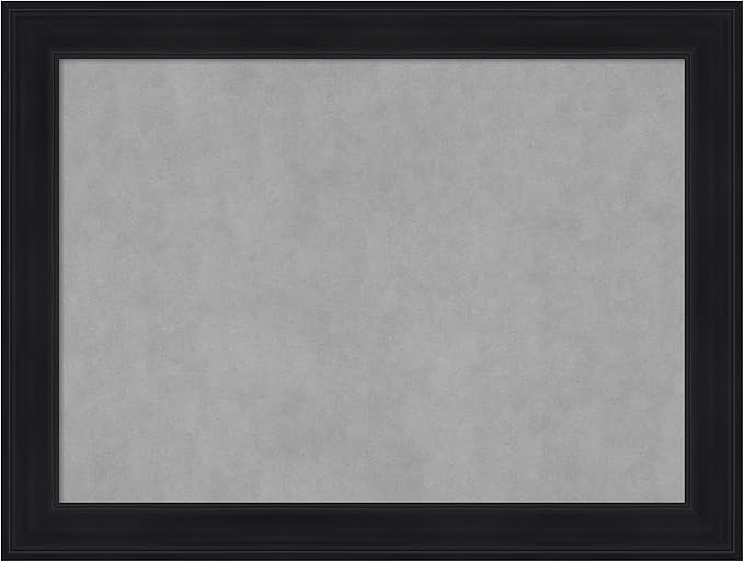 Amanti Art Black Framed Magnetic Board 25x33 Medium Vision Board by AmantiArt