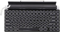Adventurers Typewriter Style Retro Mechanical Keyboard LED Backlight 83 Keys