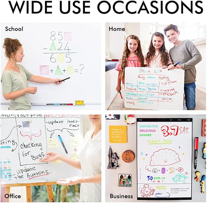 Shuttle Art Dry Erase Markers, 15 Colors Magnetic Whiteboard Markers, Fine Point - Image 7