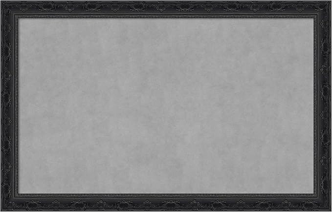 Amanti Art Black Framed Magnetic Board 28x44 Large Vision Board by AmantiArt