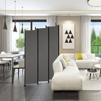 MAYOLIAH 6 Panel Room Dividers Folding Privacy Screen, 10ft Wide 6ft Tall - Image 2