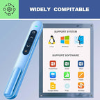 QUI Presentation Clicker for PowerPoint, RF 2.4GHz USB C Wireless Presenter - Image 7