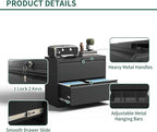 Yukimo 2 Drawer Lateral File Cabinet - Image 4