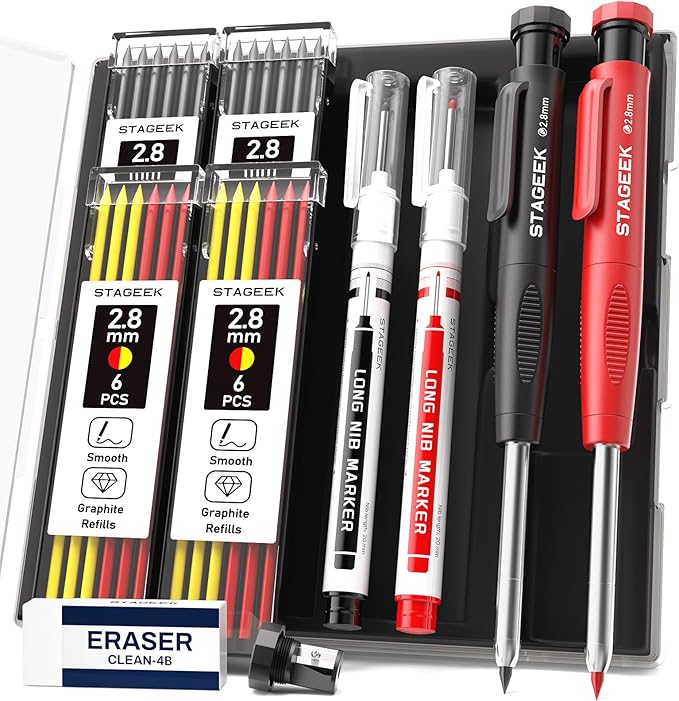 STAGEEK 2PCS Carpenter Pencils by STAGEEK