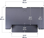 Ergotron – WorkFit-TL Standing Desk Converter, Dual Monitor Sit Stand Desk Riser - Image 3
