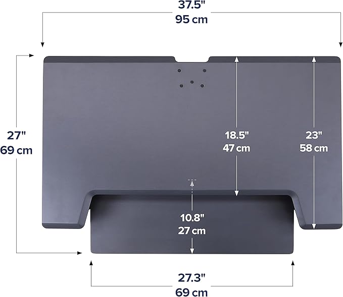Ergotron – WorkFit-TL Standing Desk Converter, Dual Monitor Sit Stand Desk Riser - Image 3