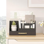 Wisuce Essentials Bamboo Desk Organizer - Image 2