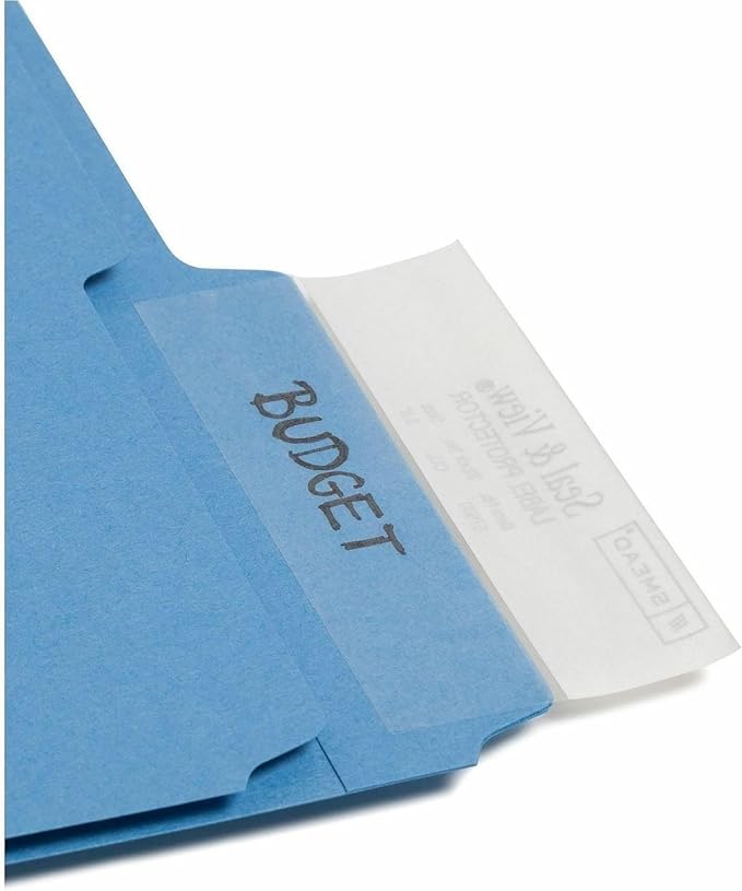 Smead Seal and View® Clear Label Protector, Size 3-1/2x1-11/16-Inches Before - Image 3