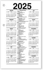 AT-A-GLANCE 2023 Daily Desk Calendar Refill, 3-1/2" x 6", Loose Leaf, Monthly Tabs (E717T50)