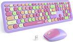 MOFII Wireless Keyboard and Mouse Combo, 2.4G Silent Cordless Slim Full Size