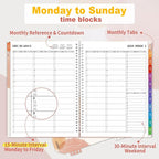 SUNEE 2026 Appointment Book, Quarter-Hourly, Weekly & Monthly - Image 2