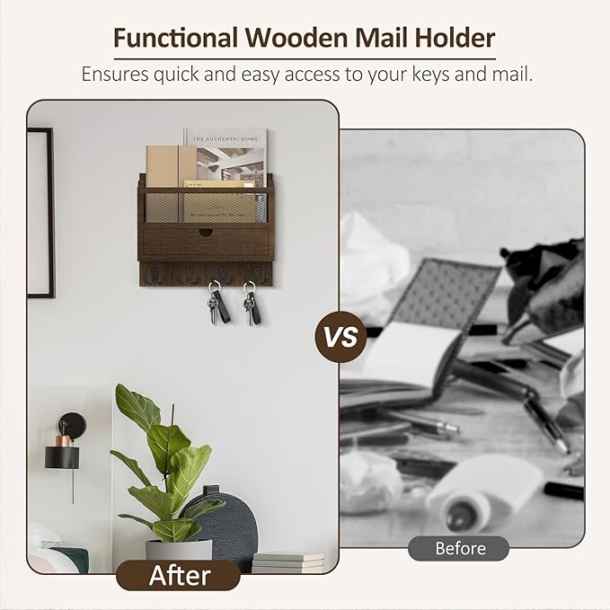 Nekon Mail Organizer with Drawer - Image 7