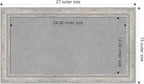 Amanti Art Silver Framed Magnetic Board 15x27 Small Vision Board - Image 4