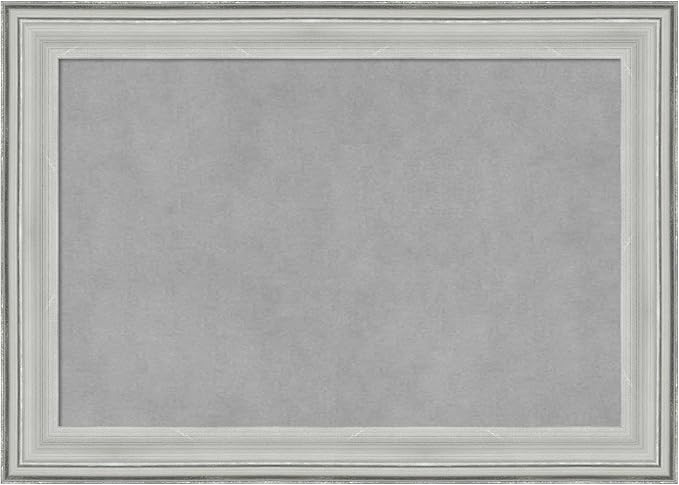 Amanti Art Silver Framed Magnetic Board 15x21 Small Vision Board by AmantiArt