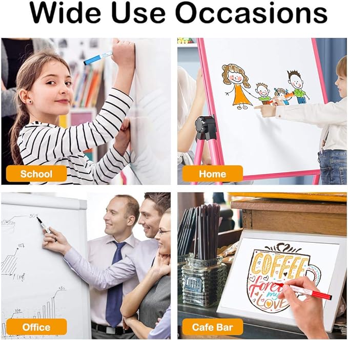 Shuttle Art Dry Erase Markers, 15 Colors Magnetic Whiteboard Markers - Image 4