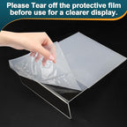 Acrylic Sign Holder 5x7 Inches, 16 Pack Clear Plastic Table Paper Display Stand - Image 5