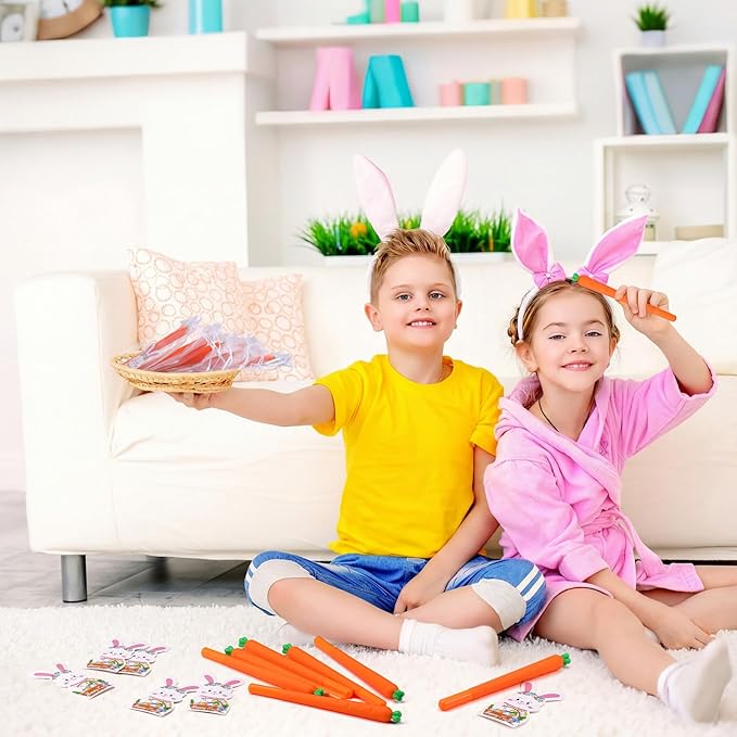 Eaasty 36 Set Easter Gifts Bulk Carrot Ballpoint Pens - Image 3