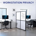 VIVO Modular Wall System, 2 PET and Whiteboard Panels, Professional Office - Image 8