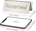 2 Pack Small Reserved Table Signs - Image 2