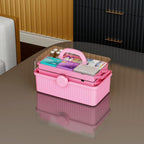 yieach plastic sewing box organizer with handle- portable, package contents