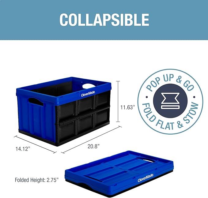 CleverMade Collapsible Storage Bins - Image 2
