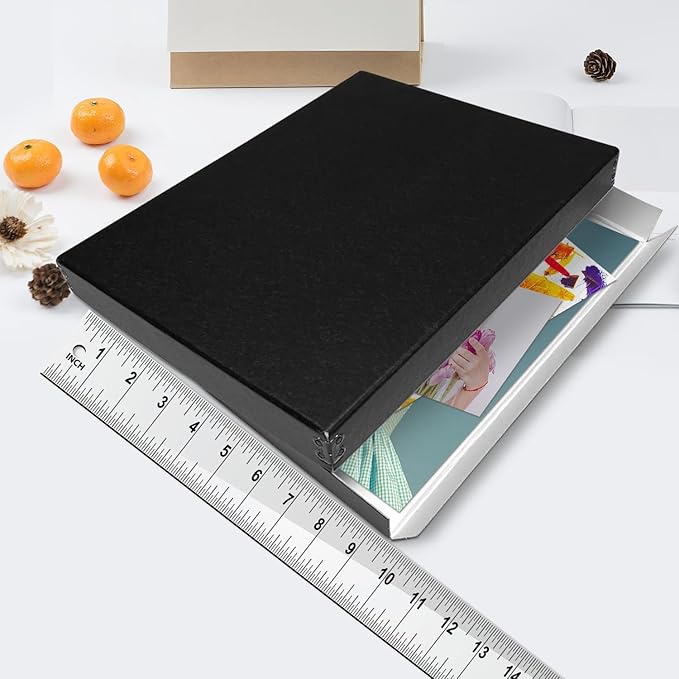 Lineco Museum Archival Storage Box, 9.75x12.75x1.5 in. Drop Front Design. - Image 4