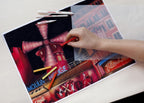 conté à paris pastel carré & sketch pencil shown in use