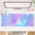 QIYI Large Desk Pad, Colorful Mouse Pad Desktop Decor, Waterproof PU Leather by QIYI