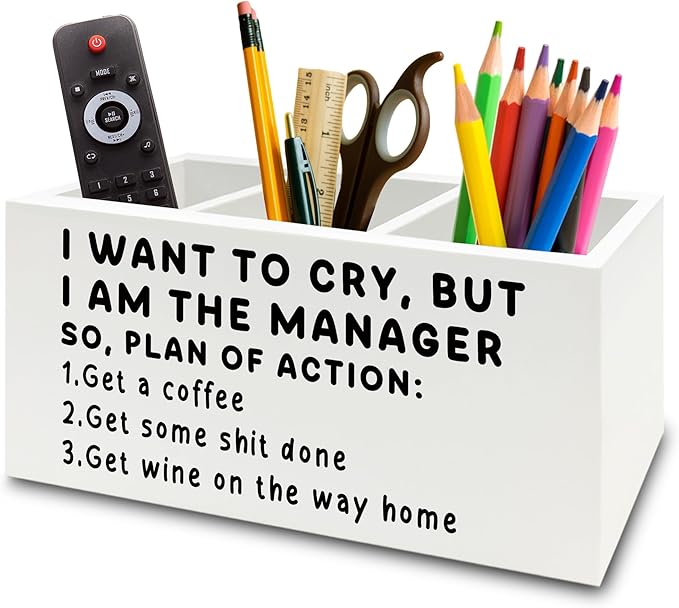 XPH Funny Pen Office Pencil Holder Organizer by XPH
