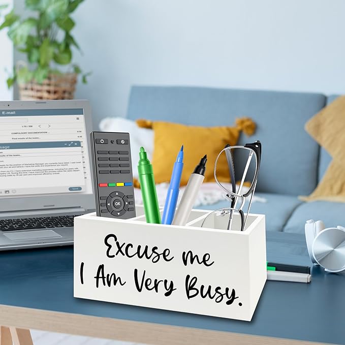 QZQE Funny Pen Pencil Holder Organizer - Image 3