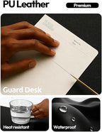 YSAGi Leather Office Desk Pad Protector, Large Mouse Pad, PU Leather, Laptop - Image 3