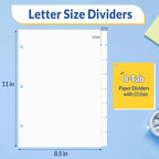 SUNEE Binder Dividers with Tabs - Image 2