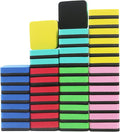 OWLKELA 48Pcs Dry Erase Erasers, Colored Magnetic Whiteboard Cleaning Tool by OWLKELA