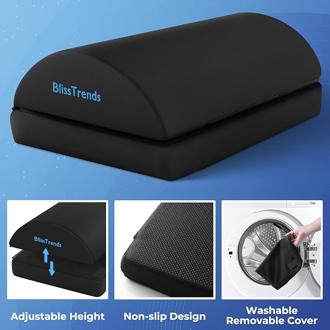 BlissTrends Foot Rest for Under Desk at Work-Versatile Foot Stool - Image 4