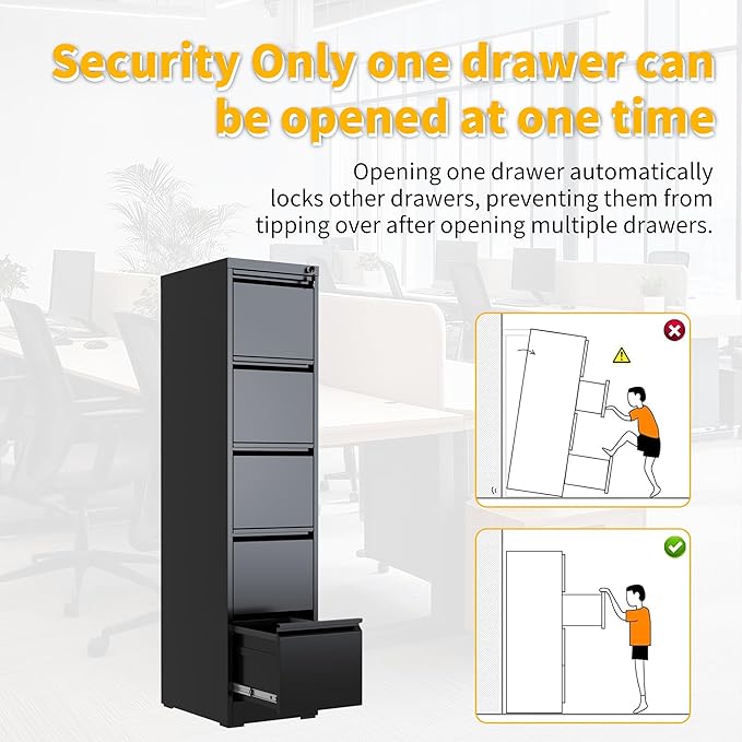 Reegangfa 5 Drawer File Cabinet - Image 7