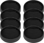Non Slip Furniture Pads, 2.5” Round Rubber Caster Cups, Anti-Slip Gripper by VOCOMO