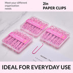 NEEWAY Colorful Large Paper Clips, 2 Inch Jumbo Paper Clips, 3 Pack of 50 - Image 6