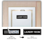 Laundry Room Sign, Premium Durable Acrylic Material, Super Strong Adhesive - Image 3