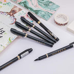 Rilanmit Hand Lettering Pens, Refillable Calligraphy Pens Brush Marker Pens Set - Image 5