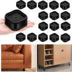 shouwuhho 16 Pack Furniture Risers Adjustable Bed Risers Heavy Duty Lifts by EnjoyLifeEnjoyHappiness